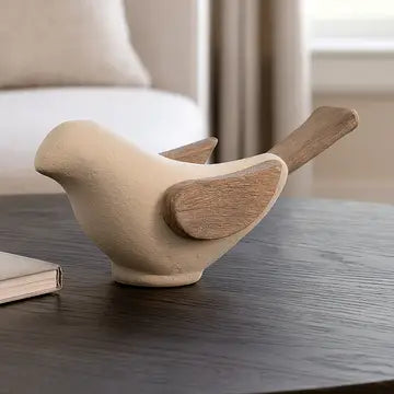 Figurine Bird - Ivory Hand Carved