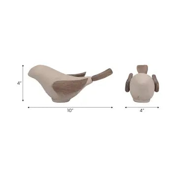 Figurine Bird - Ivory Hand Carved